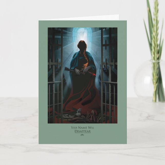 Cartão Seu nome desaparecerá (Frente)