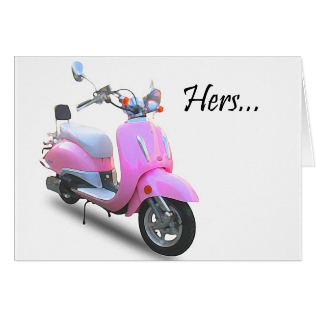 Cartão Seu patinete (Frente Horizontal)