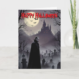 Cartão Seu Visitante De Halloween Da Noite