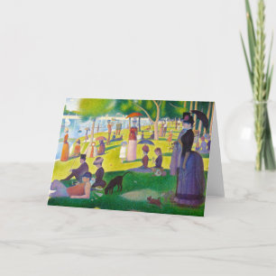 Cartão Seurat La Grande Jatte Greeting Card