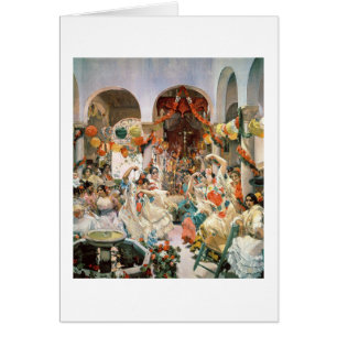 Cartão Sevilha (óleo na canvas)