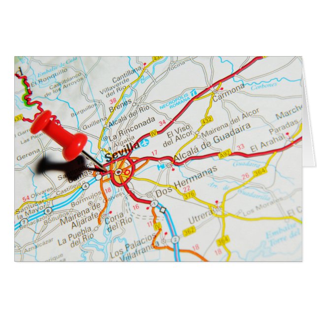 Cartão Sevilha, Sevilha, espanha (Frente Horizontal)