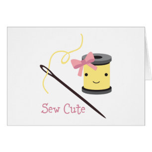 Cartão Sew bonito