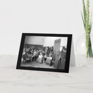 Cartão Sewing Class Howard University 1900