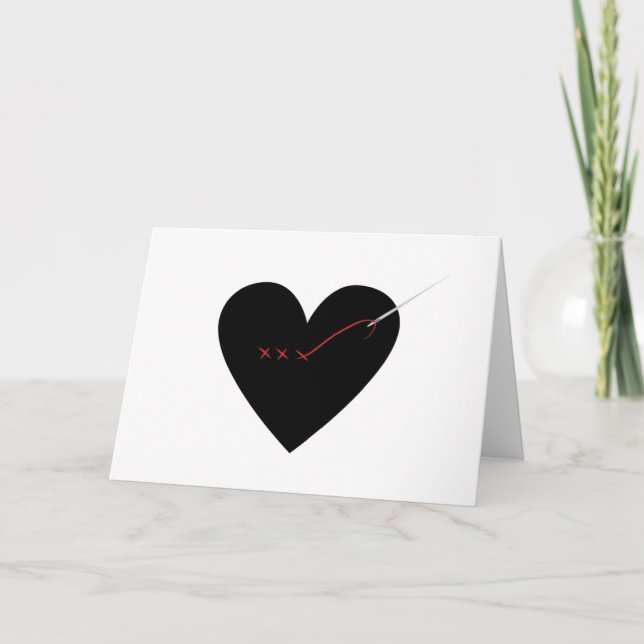 Cartão Sewing Kisses card (Frente)
