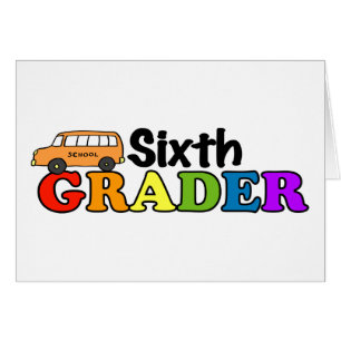 Cartão Sexto graduador