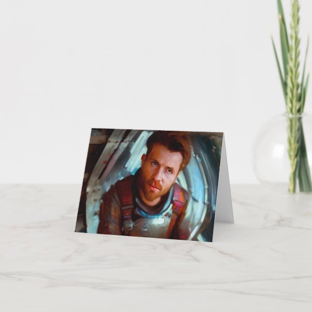 Cartão SF Hero a bordo nave espacial 4 (Frente)