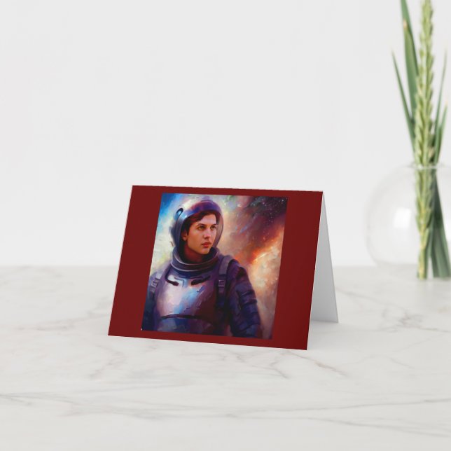 Cartão SF Herói do Espaço 4 (Frente)