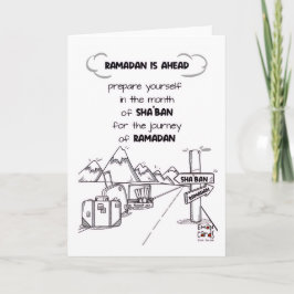 Cartão Shaban - Bênçãos do Mês Santo