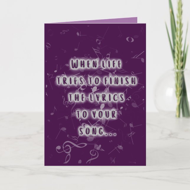 Cartão Shades of Purple Hook It (Frente)