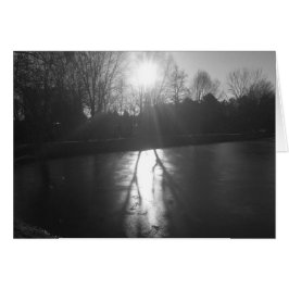 Cartão Shadow on Ice - Noir, placa