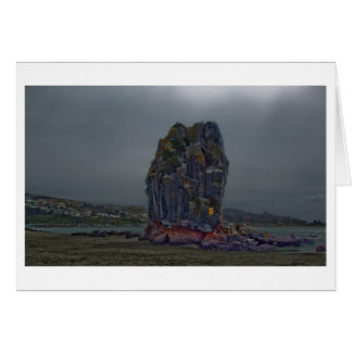 Cartão Shag Rock, Sumner, ChristChurch, Nova Zelândia