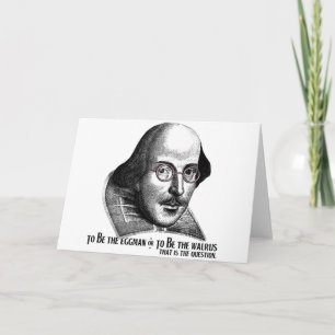Cartão Shakespeare Lennon II
