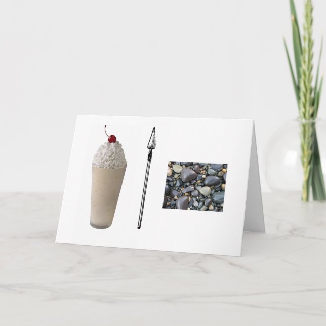 Cartão Shakespeare Rocks (Frente)