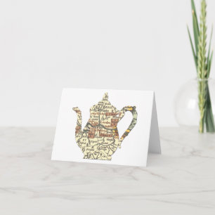 Cartão Shakespeare Teapot