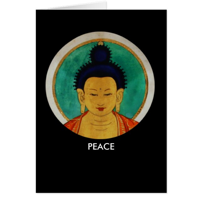 Cartão Shakyamuni, PAZ (Frente)