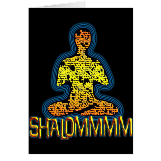 Cartão Shalom (Frente)