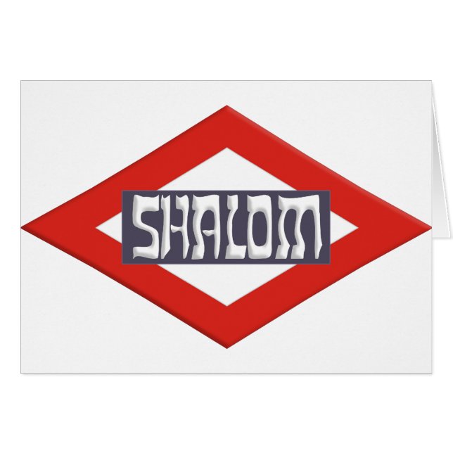 Cartão Shalom (Frente Horizontal)