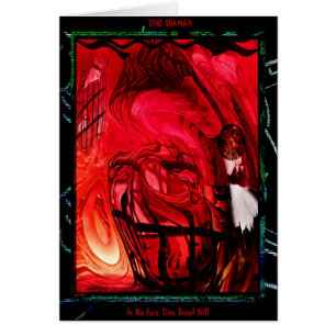 Cartão Shaman do tempo