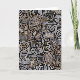 Cartão Shaman Peyote Espíritos Ritais Serpentes