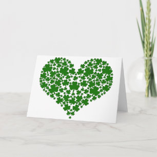 Cartão Shamrock Heart
