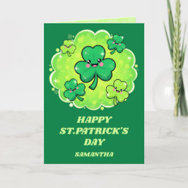 Cartão Shamrock Shine St. Patrick’s Day Card