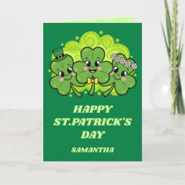 Cartão Shamrock Smiles St. Patrick’s Day Card