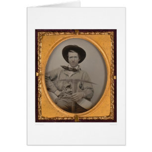 Cartão Sharp de Joseph, com uma picareta, uma bandeja e