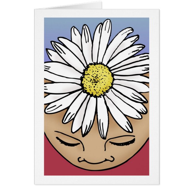 Cartão Shasta Daisy (Frente)