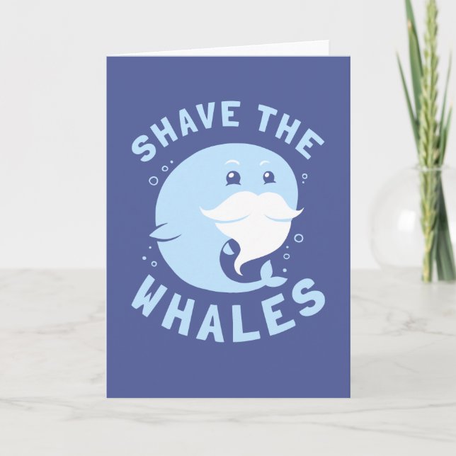 Cartão Shave The Whales (Frente)