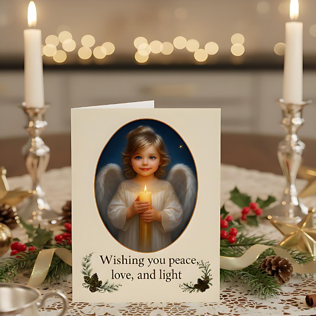 Cartão "She Who Carries the Candle of Peace" (Criador carregado)