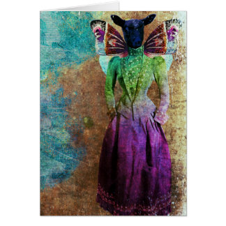 Cartão Sheep Zetti Collage