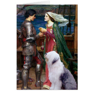 Cartão Sheepdog 1 Inglês Tristam e Isolda