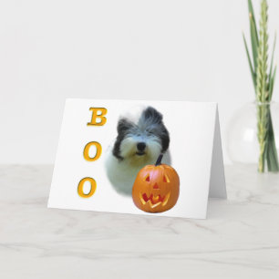 Cartão Sheepdog Halloween Boo