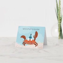 Cartão Shellabrate Crab