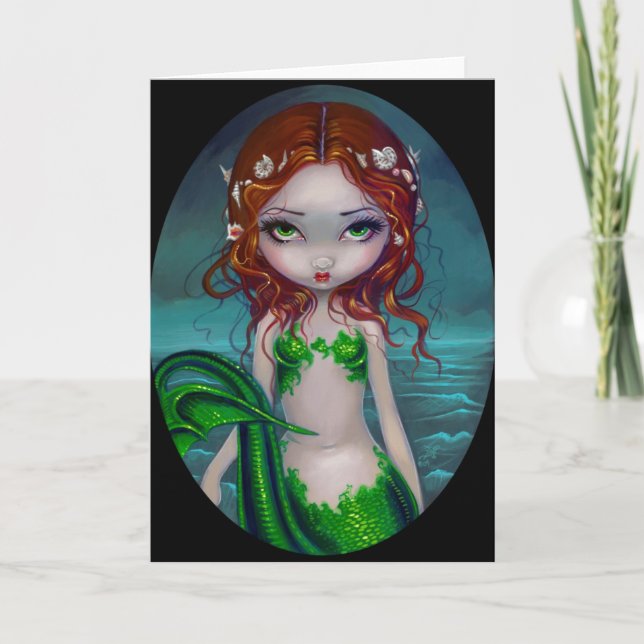 Cartão "Shells in My Hair" Greeting Card (Frente)