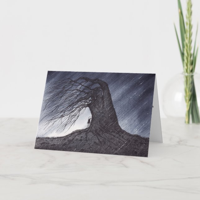 Cartão Shelter in the Storm card (Frente)