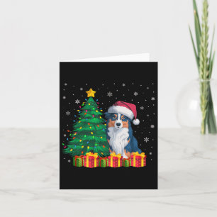 Cartão Shepherd Santa Hat - Luz de Natal Australiana