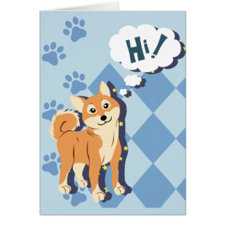 Cartão Shiba Inu