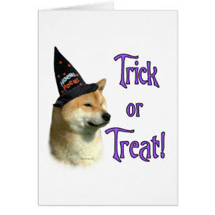 Cartão Shiba Inu Trick