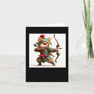 Cartão Shiba Warrior nº 10 Archer Sticker