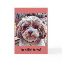 Shih-Poo Shih Tzu Dog Whimsical Artistic Puppy