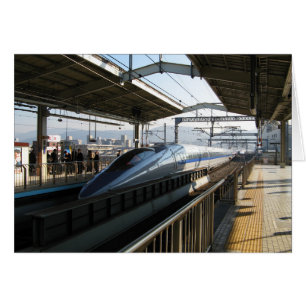 Cartão Shinkansen 新 Série 500 幹 Comboio 線 Bullet