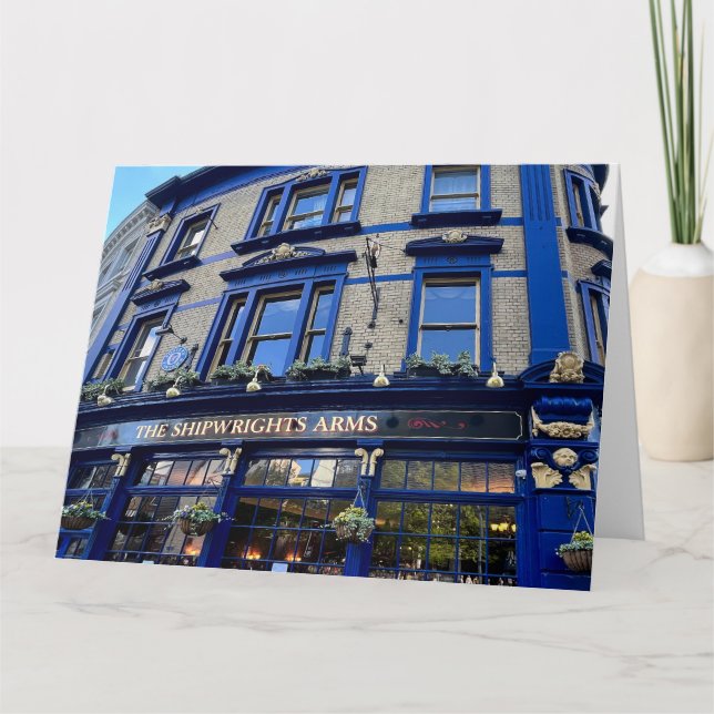 Cartão Shiprights Arms Pub London (Frente)