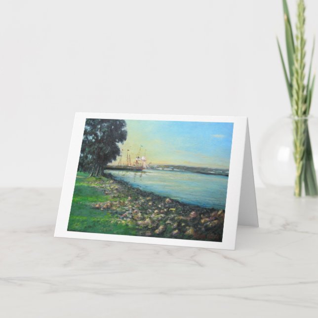 Cartão Shipyard in Alexandria (Frente)