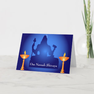 Cartão Shiva - O Deus Indiano