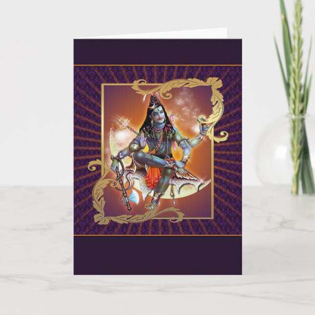 Cartão Shiva - Sunset Glow - Card, Greeting, Note (Frente)