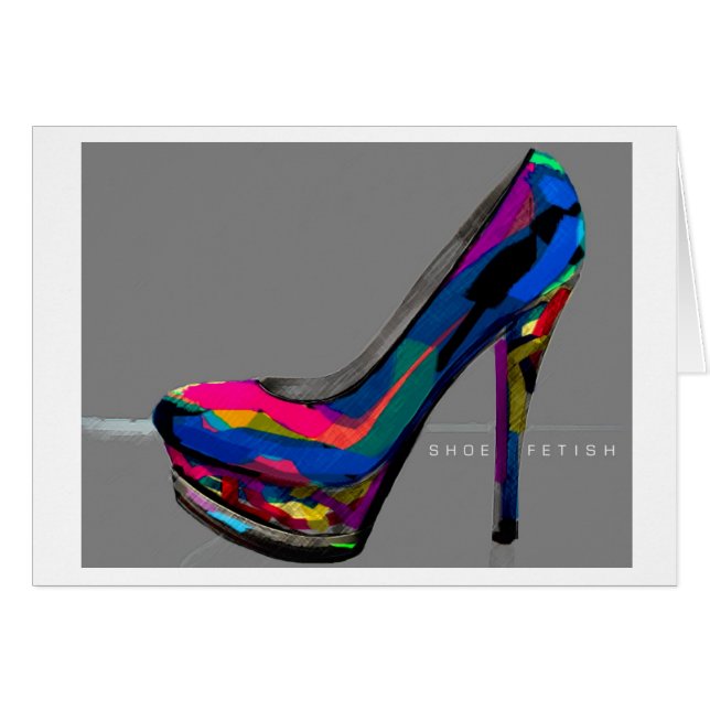 CARTÃO SHOE-FETISH (Frente Horizontal)