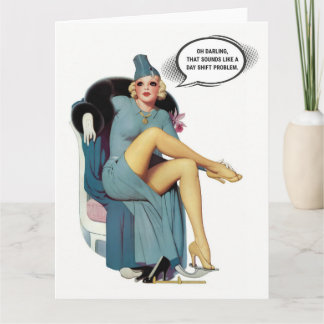 Cartão Shoe Shopping and Work Issues Don’t Mix