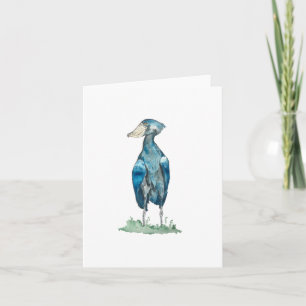 Cartão Shoebill Stork Folded Note Card